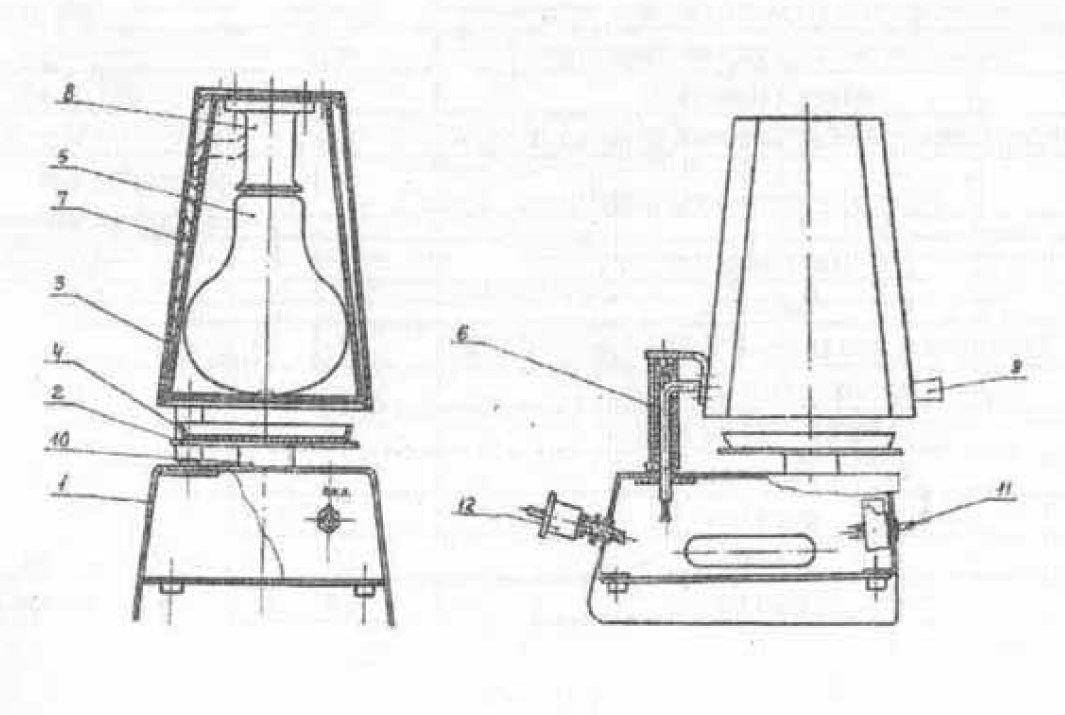 Схема конструкции аппарата 04211