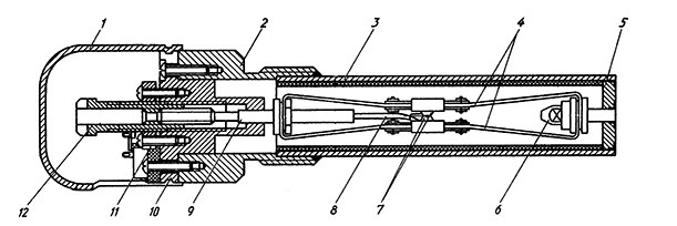 Схема конструкции реле ТР-200