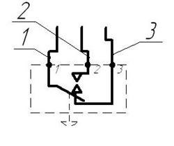 Рис.2 Схема электрическая датчика-реле ДНТ-1