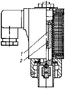 Рис.3. Схема электромагнитов ЭМ37-16, ЭМ37-22, ЭМ37-23, ЭМ37-26