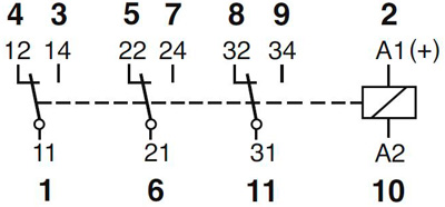 Рис.1. Схема реле С3-А30