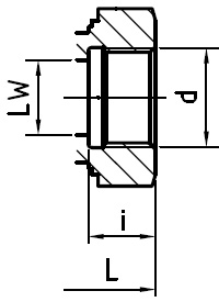 Рис.2. Схема соединения крана BKH-G12 DN 13 PN500 с отв. MHA
