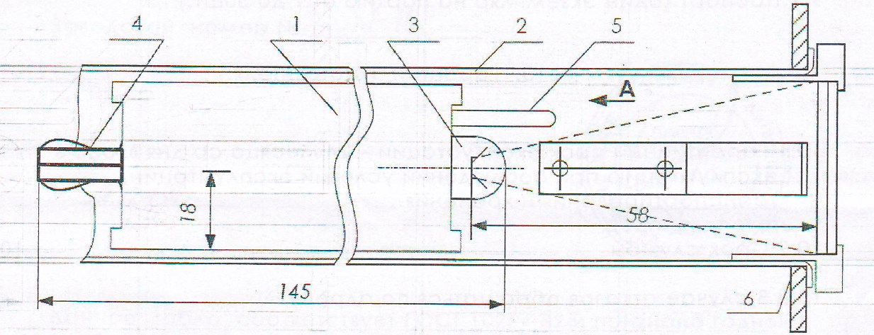 Схема габаритных размеров и конструкции табло ТСС-С-66