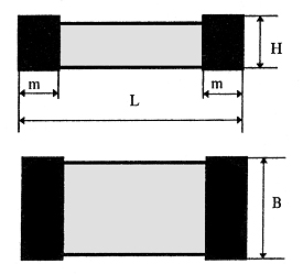 Размеры конденсаторов УК 10-01 (чип)