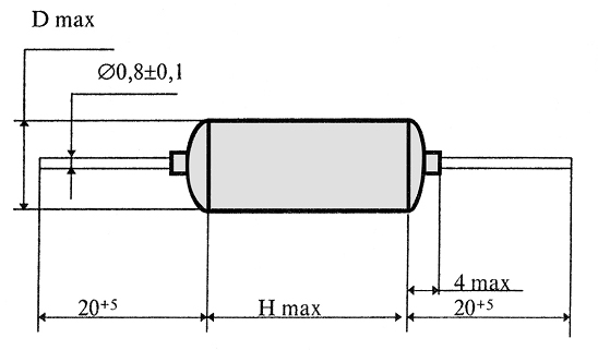 Размеры конденсаторов УК 15-01 «а»