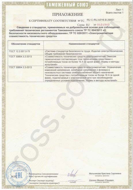 Сертификат датчика уровня мембранного СУМ-1М