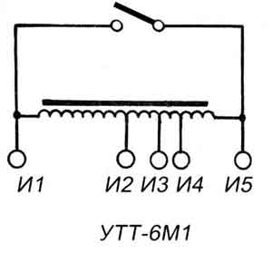 Схема трансформатора тока УТТ-6М1