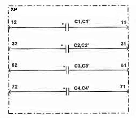 Электрическая принципиальная схема конденсаторного блока КБМШ-5М