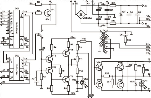 Рис.1. Схема генератора путевой ГП-3