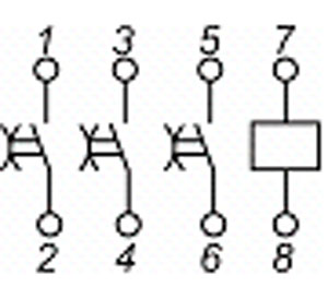 Рис.1. Схема подключения таймера программного РВЦ-03-1