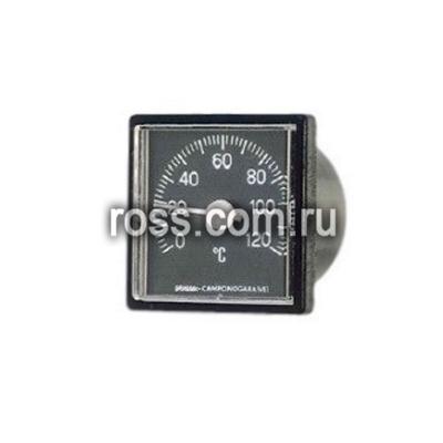 Термометр манометрический капиллярный 45х45мм фото 1